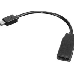 Lenovo miniDisplayport 1.2 Adapter Mini Displayport Stecker auf HDMI-Buchse Schwarz