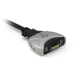 LevelOne KVM-0260 2-fach Kabel KVM-Switch