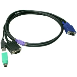 LevelOne KVM-3208 8-Port PS/2-USB VGA KVM Switch