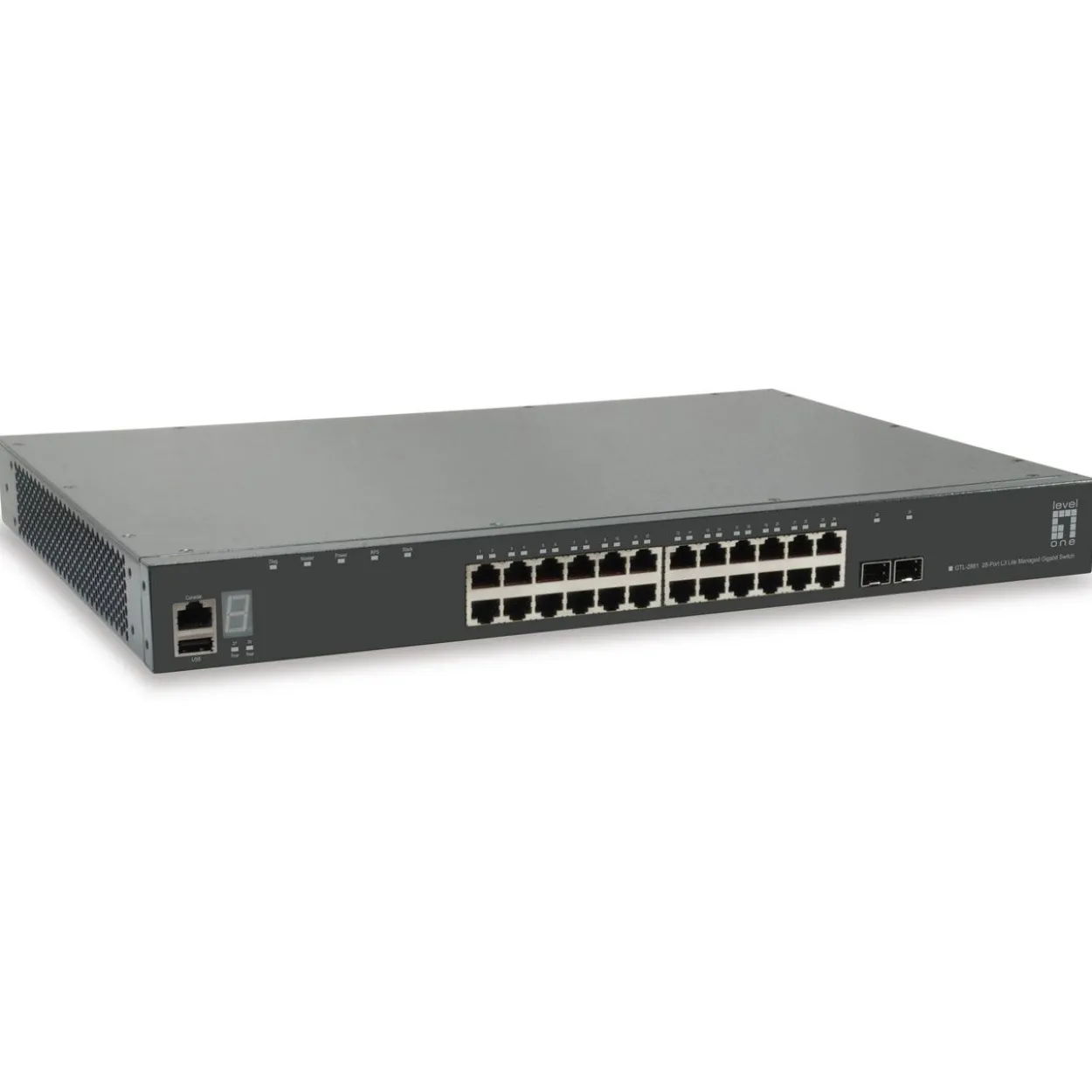 LevelOne 28-Port-Stackable-L3