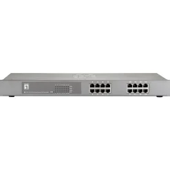 LevelOne Switch 16x FE PoE, 802.3at PoE+ 150 W