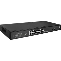 LevelOne Switch 16x GE GES-2118P 2xGSFP 19