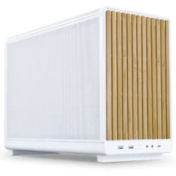 Lian Li Dan Cases A3-mATX Wood Edition Mini Tower ohne Netzteil weiss