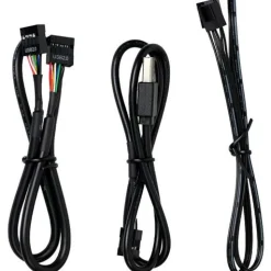 Lian Li EDGE HUB, 4x USB, 6x PWM - schwarz