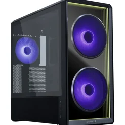 Lian Li LANCOOL 217 INF PC-Gehäuse, Midi-Tower, Tempered Glass, RGB-Beleuchtung - schwarz