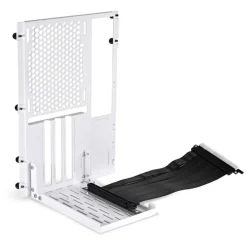 Lian Li O11D-1W-4 Mini Riser Card + PCI-Slot-Blende - PCIe 4.0, 200mm, weiss