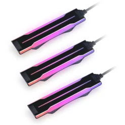 Lian Li UNI FAN P28 Side ARGB Strip, 3er Pack - schwarz