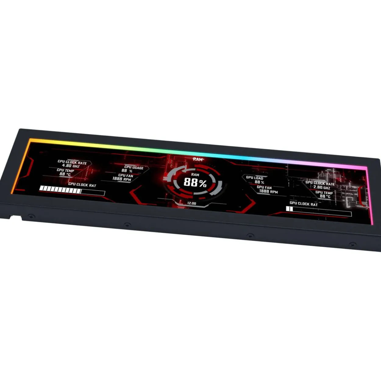 Lian Li 8.8" Universal Screen - schwarz