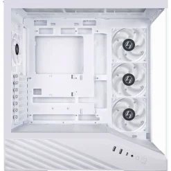 Lian Li Vector V100 PC-Gehäuse, Midi-Tower, ATX, RGB, Tempered Glass - weiß