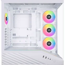 Lian Li Vector V100 PC-Gehäuse, Midi-Tower, ATX, RGB, Tempered Glass - weiß