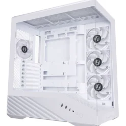 Lian Li Vector V100 PC-Gehäuse, Midi-Tower, ATX, RGB, Tempered Glass - weiß