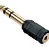 LINDY Audio-Adapter 3,5mm female an 6,3mm male vergoldet