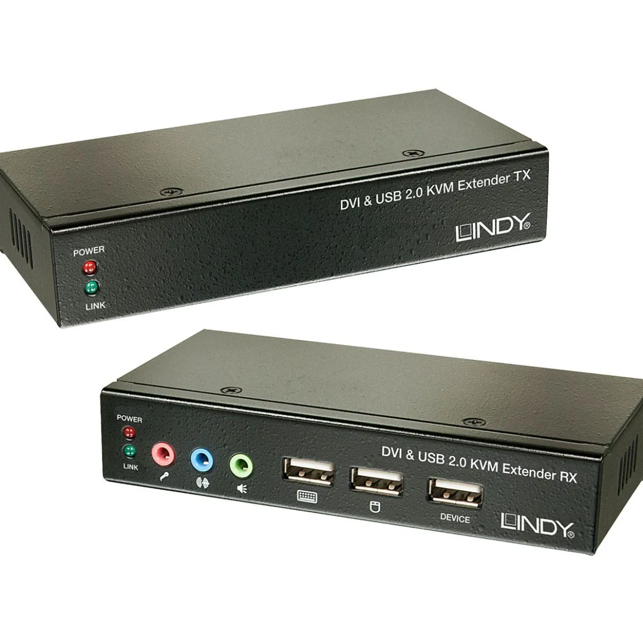 Lindy Ca6 KVM Extend DVI USB Audio 50m Extend DVI USB 2 50m Cat6