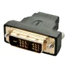 Lindy DVI-D Adapter DVI 18+1 Stecker auf HDMI-Buchse Schwarz schraubbar / vergoldet