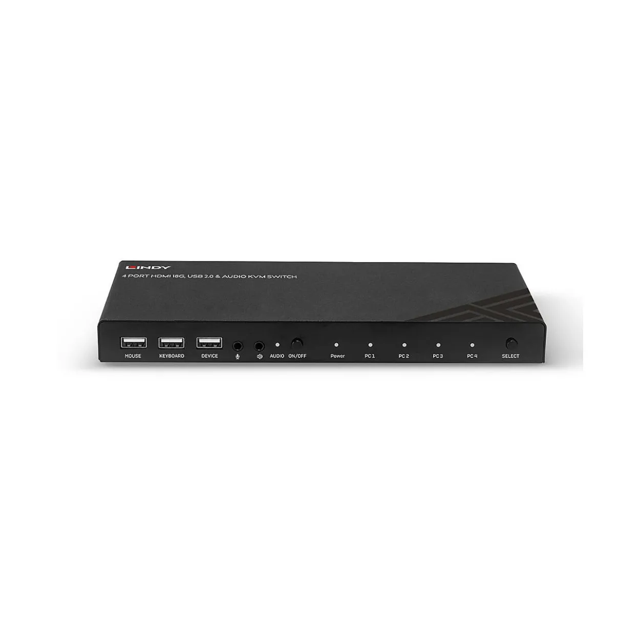 Lindy 4 Port HDMI 18G, USB 2.0 & Audio KVM Switch