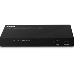 LINDY 2 Port HDMI 8K60 Splitter mit Audio