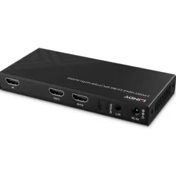 LINDY 2 Port HDMI 8K60 Splitter mit Audio