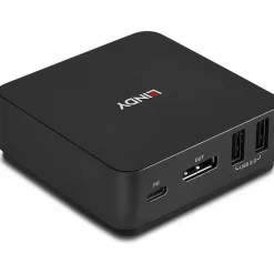 Lindy 2 Port Type C, DisplayPort 1.2 KVM Switch