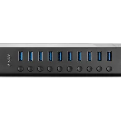 Lindy 10 Port USB 3.0 Hub mit Ein-/Ausschaltern