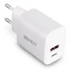 Lindy USB Typ A & C Charger 20W, weiß