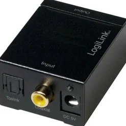 LogiLink Audio Konverter, Digital auf Analog, 3,5 mm/SPDIF/