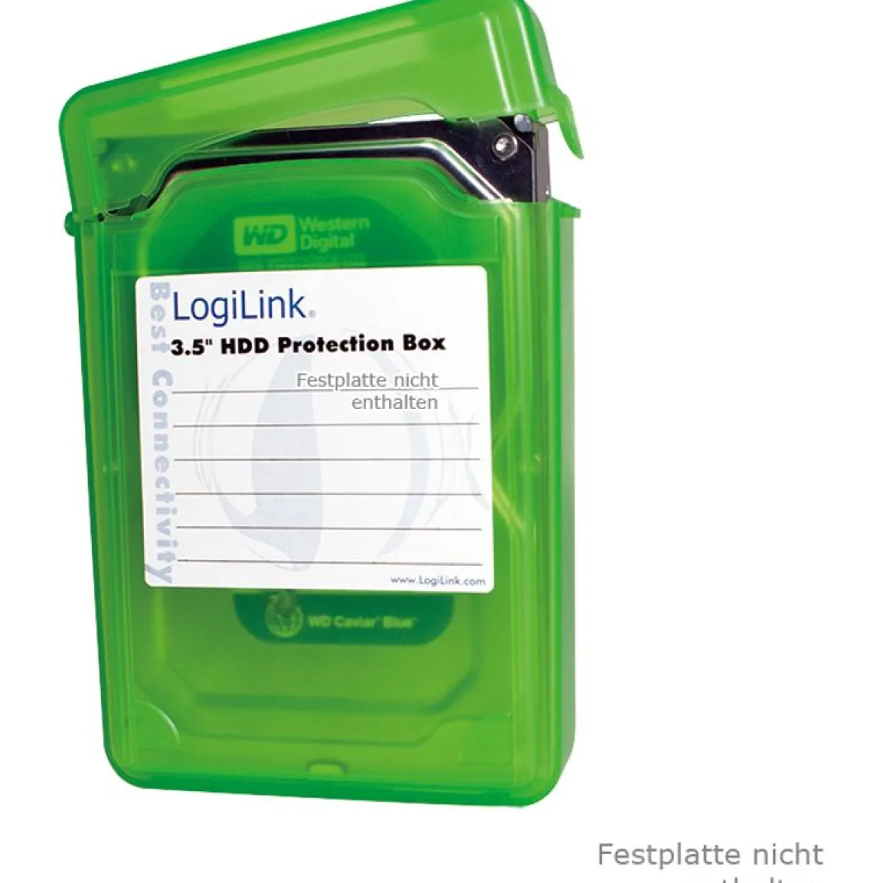 LogiLink Aufbewahrung für 3.5" Festplatten (UA0133G)