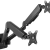 LogiLink BP0146 - 2-fach Wandhalterung schwarz