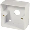 LogiLink CAT 6A Auf und Unterputzdose vollgeschirmt RAL 901