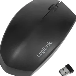 LogiLink Ergonomisch Dual-Mode 2.4 GHz & Bluetooth schwarz (kabellos)