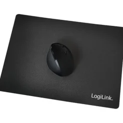 LogiLink Ergonomische Funkmaus USB schwarz (kabellos)