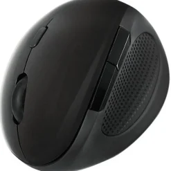LogiLink Ergonomische Funkmaus USB schwarz (kabellos)