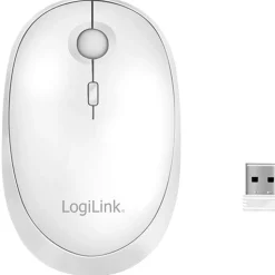 LogiLink ID0205 2.4 GHz & Bluetooth weiß (kabellos)