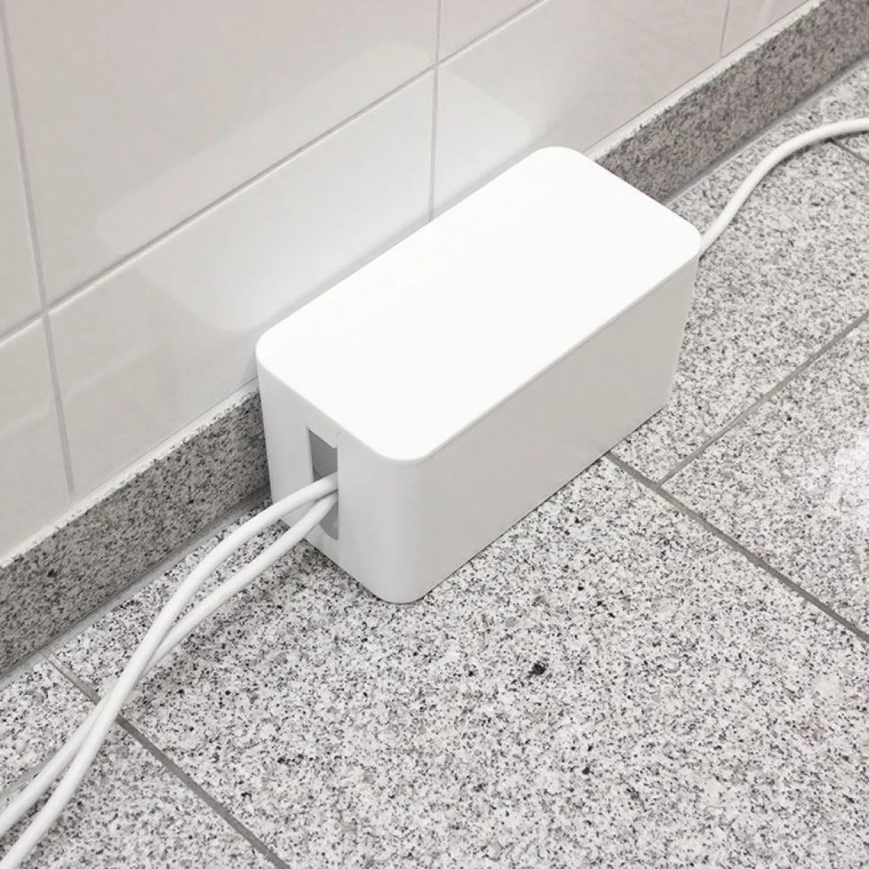 LogiLink Kabelbox "small size", Farbe: weiß