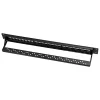 Logilink Keystone Patchpanel 19", 24 Module, leer, schw. 1HE