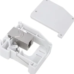 LogiLink Logilink Hutschienenadapter m.Cat.6A-Kupplung,2xRJ45-Buchse