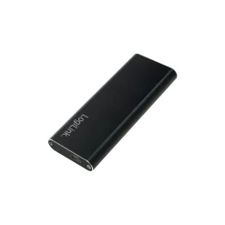 LogiLink M.2 SATA Festplatten-Gehäuse, USB 3.1, schwarz