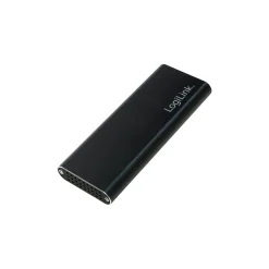 LogiLink M.2 SATA Festplatten-Gehäuse, USB 3.1, schwarz