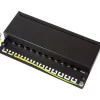 Logilink Patchpanel LogiLink Tisch/Wand Cat.6 STP 12 Ports, schwarz