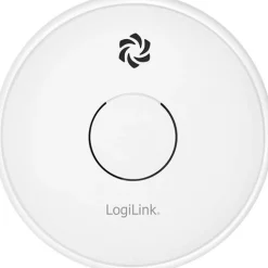 Logilink Rauchmelder austauschbare 9V Batterie weiß