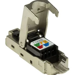 LogiLink RJ45-Steckverbinder Kat.6A, T568A, geschirmt