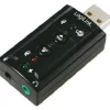 LogiLink Soundkarte mit Virtual 7.1 Soundeffekt USB 2.0