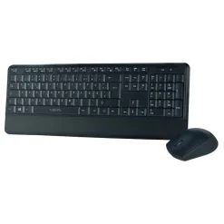 Logilink Tastatur Maus Kombination Funk 2.4 GHz schwarz