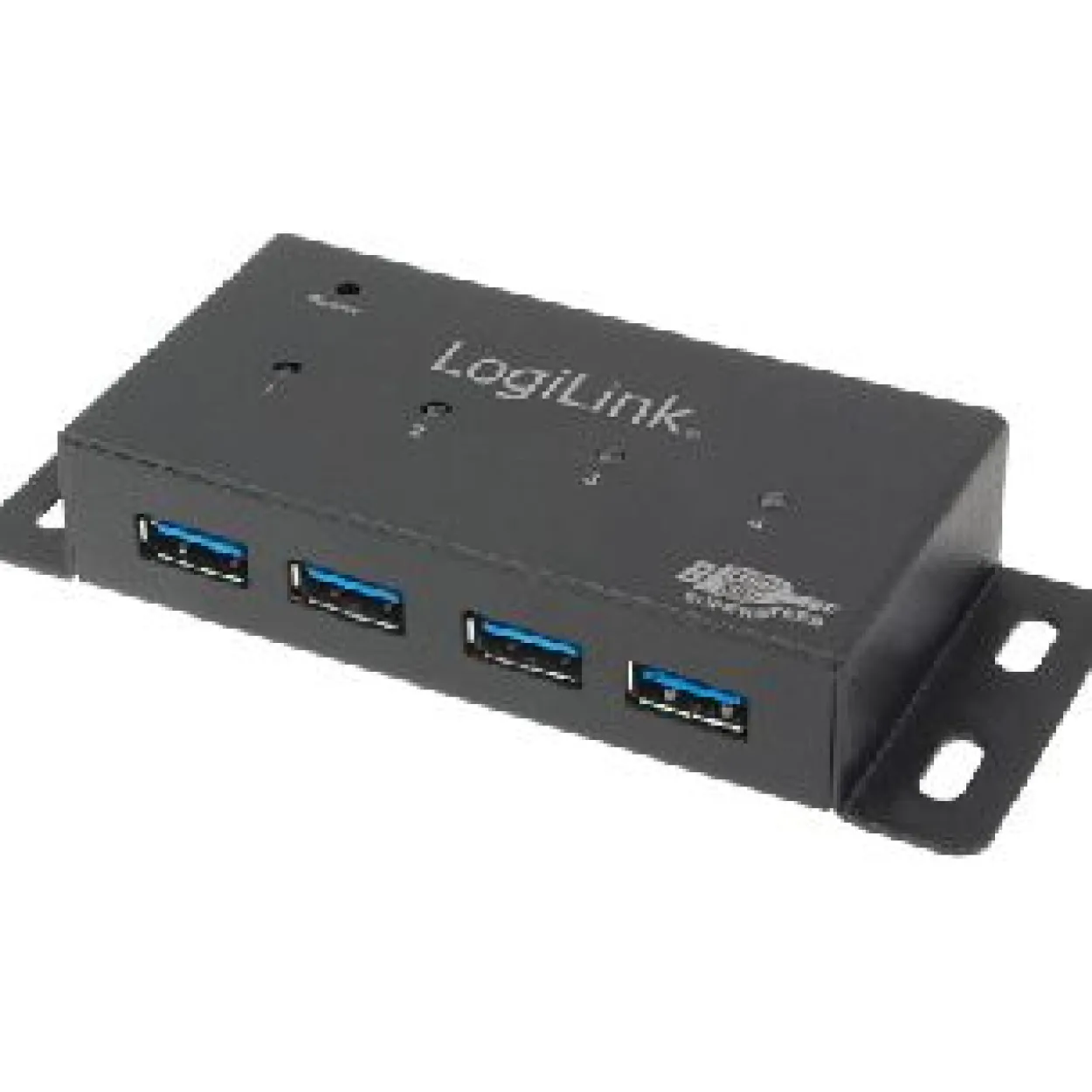 LogiLink UA0149 4-port USB 3.0 extern mit Netzteil schwarz