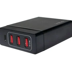 Logilink USB Tischladeadapter, LogiLink 3xUSB-A Port+1xUSB-C Port,60W