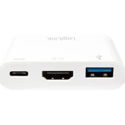 LogiLink USB 3.1 Type-C zu HDMI + USB und Ladeadaper