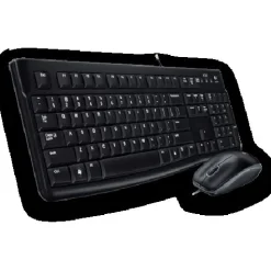 Logitech Desktop MK120 Englisch (US) USB schwarz