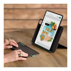 Logitech FLIP FOLIO GRAPHITE - FRA - WESTMID-511 Bluetooth / iPad Pro 11 inch (M4), iPad Air 11 inch , iPad Air 5th gen