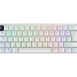 Logitech G PRO X 60 Lightspeed Logitech GX Optical Brown USB und Bluetooth Deutsch weiß (kabellos)