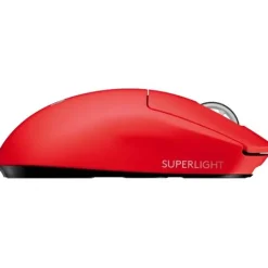 Logitech G PRO X SUPERLIGHT - Maus - optisch - 5 Tasten - kabellos - LIGHTSPEED - LIGHTSPEED-Receiver - Rot