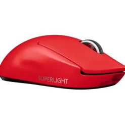 Logitech G PRO X SUPERLIGHT - Maus - optisch - 5 Tasten - kabellos - LIGHTSPEED - LIGHTSPEED-Receiver - Rot